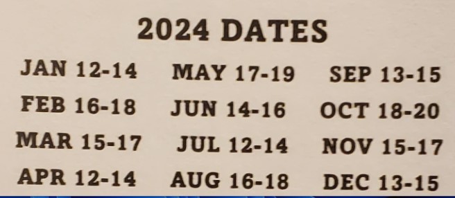 2023 TMMTD Schedule